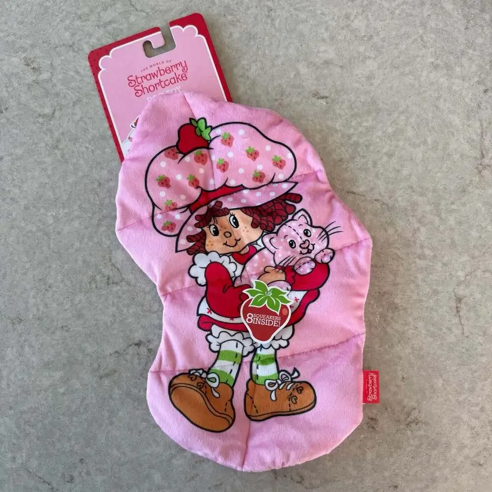 The World of Strawberry Shortcake Dog Toy with Squeakers Inside